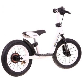 Rowerek biegowy SporTrike Balancer dla dzieci Biały Pierwszy rowerek do Nauki jazdy